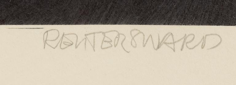 Carl Fredrik Reuterswärd, färglitografi. SIgnerad och numrerad 108/200.