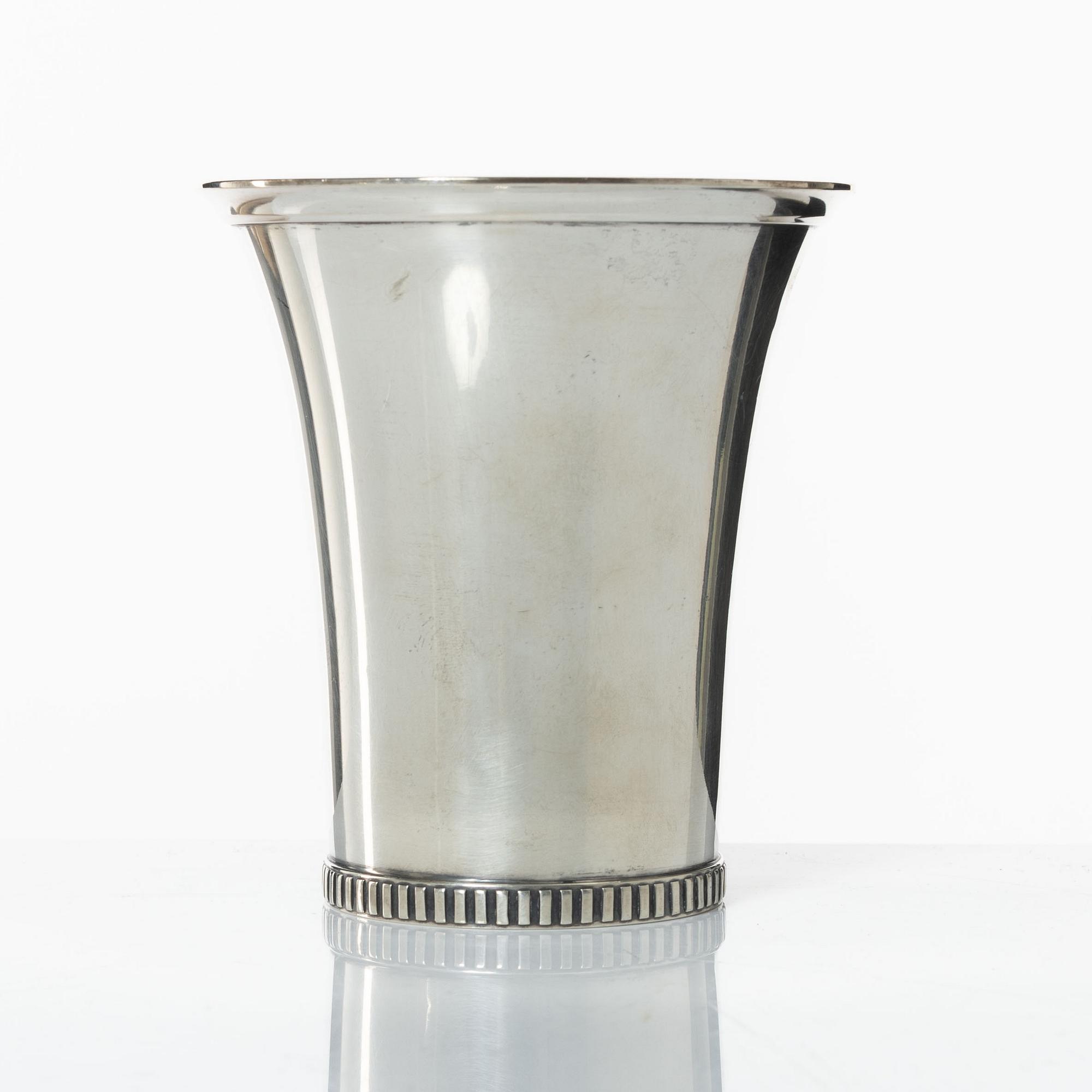 Grann & Laglye, bägare, silver, Köpenhamn, Danmark 1932.