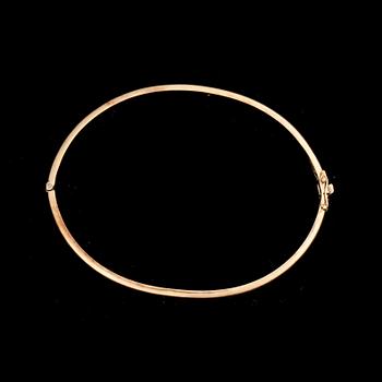 ARMRING, stel, 18k guld, ABJ, Stockholm, 1947. Vikt ca 6,8 g.