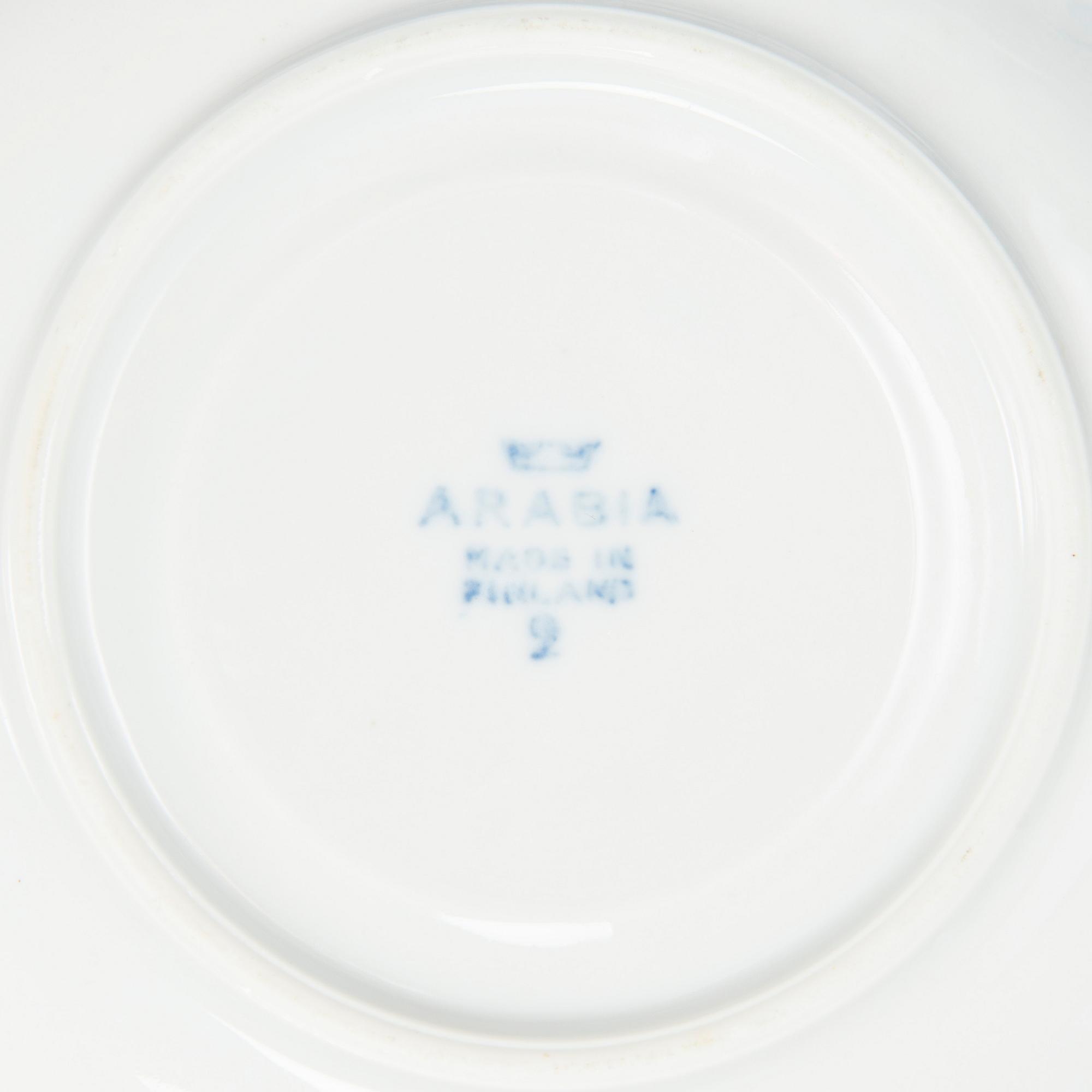 Servis, 52 delar, porslin, "Singapore" Arabia Finland 1949 - 1964.