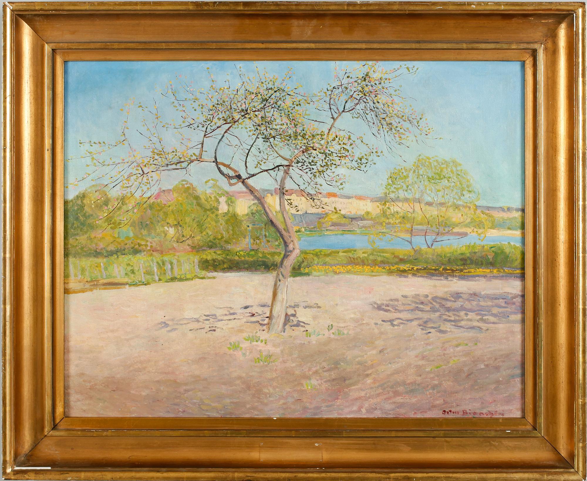 ARTHUR BIANCHINI, olja på duk, sign.