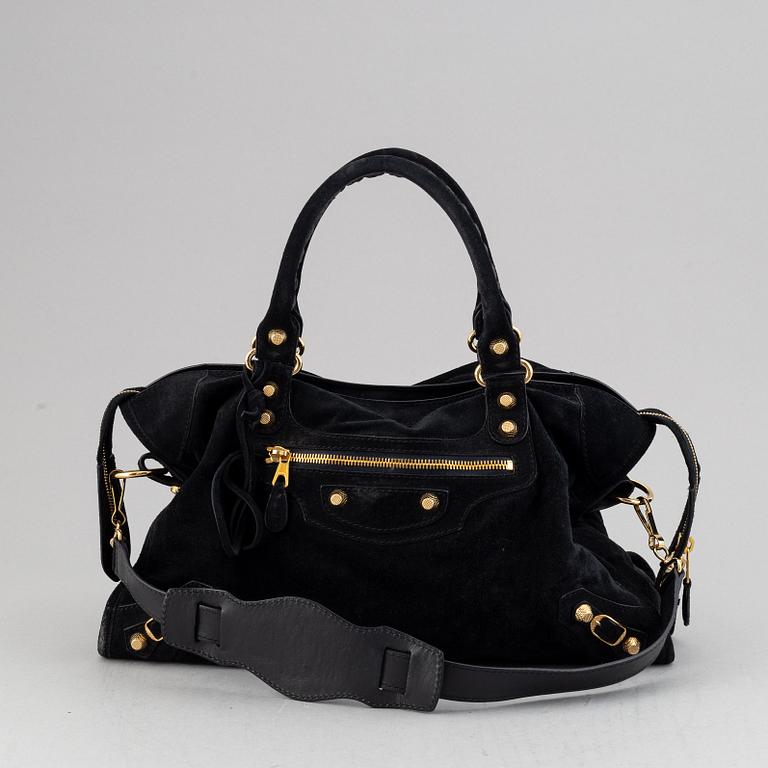 Balenciaga, a suede 'City Bag'.
