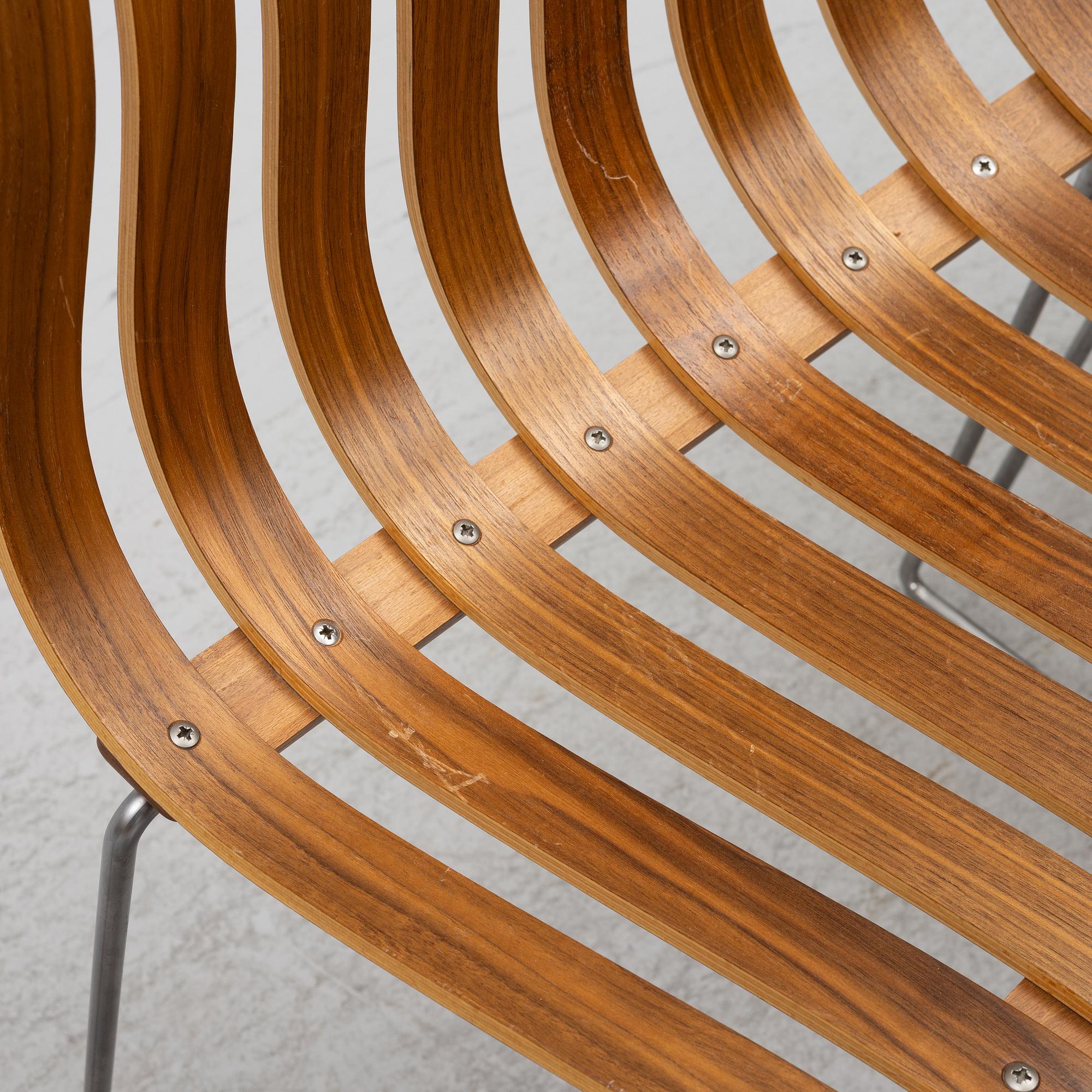 Hans Brattrud, ten chairs, 'Scandia Junior', Hove Möbler, Norway.
