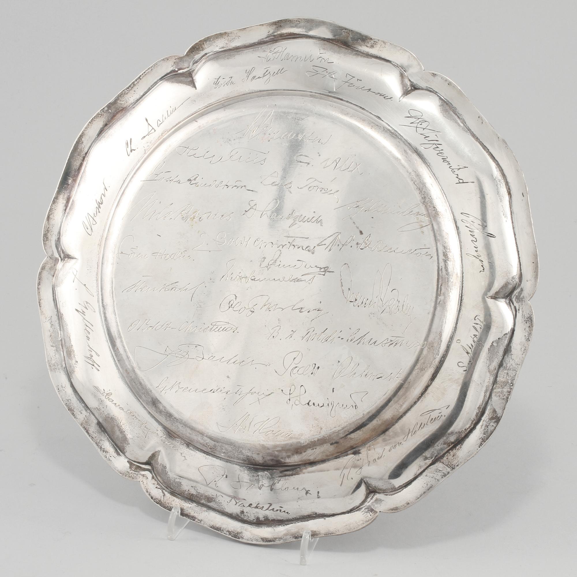 FAT, silver, GAB, Stockholm, 1922. Vikt 555 g.