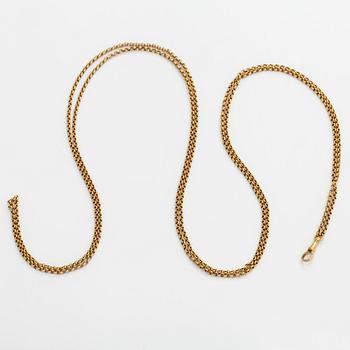 Klockkedja, 18K guld, Hugo Grün & Co Oy.