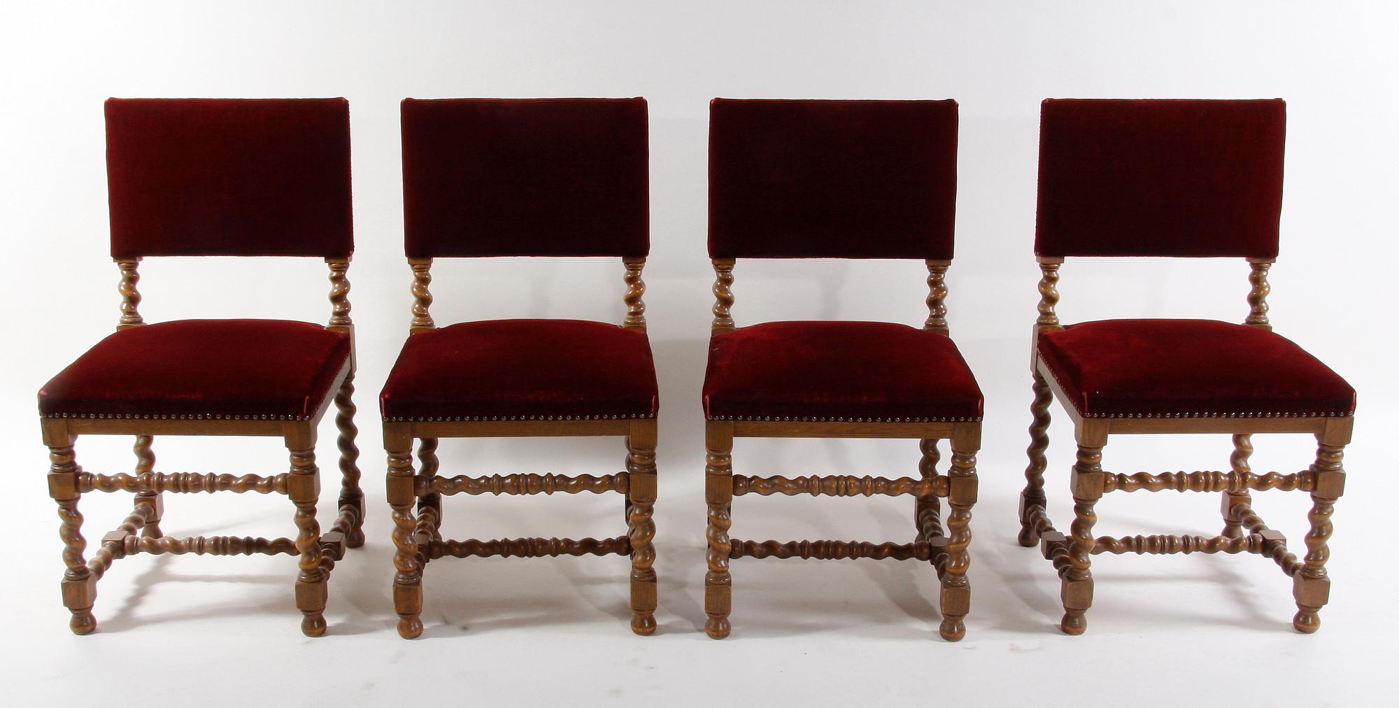 STOLAR, 4 st. Barock-stil.