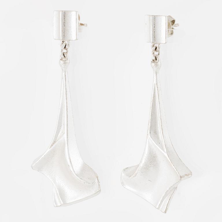 Lapponia ett par örhängen, sterlingsilver, Finland 1989.