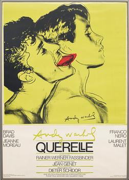 MOVIE POSTER, after Andy Warhol, 'Querelle', 1983.