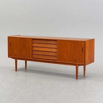 A teak sideboard deigned by Nils Jonsson for Hugo Troeds Bjärum, second half of the 20th century.