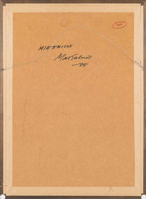 Max Salmi, "I tankarna".