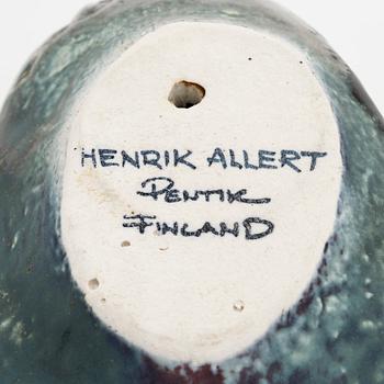 Henrik Allert, sculpture, ceramic, signed Henrik Allert Pentik Finland.