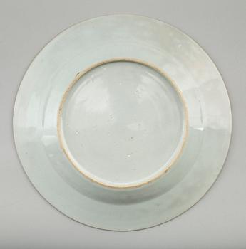 TALLRIKAR, 4 st, porslin, Kina, 1700-tal.