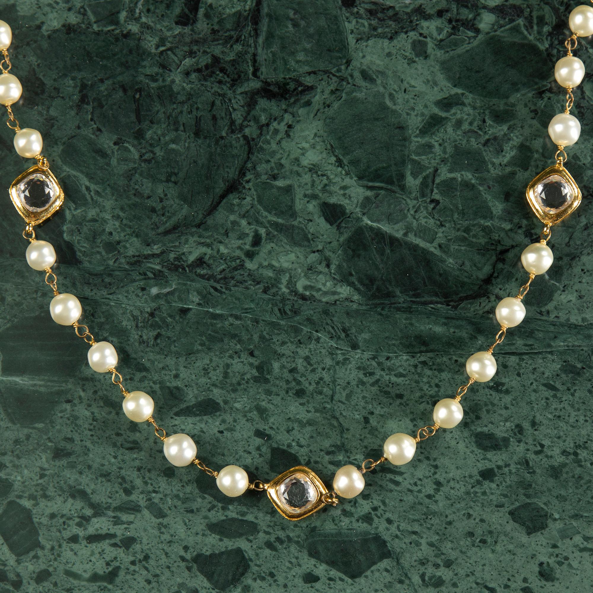 Necklace, by Chanel.