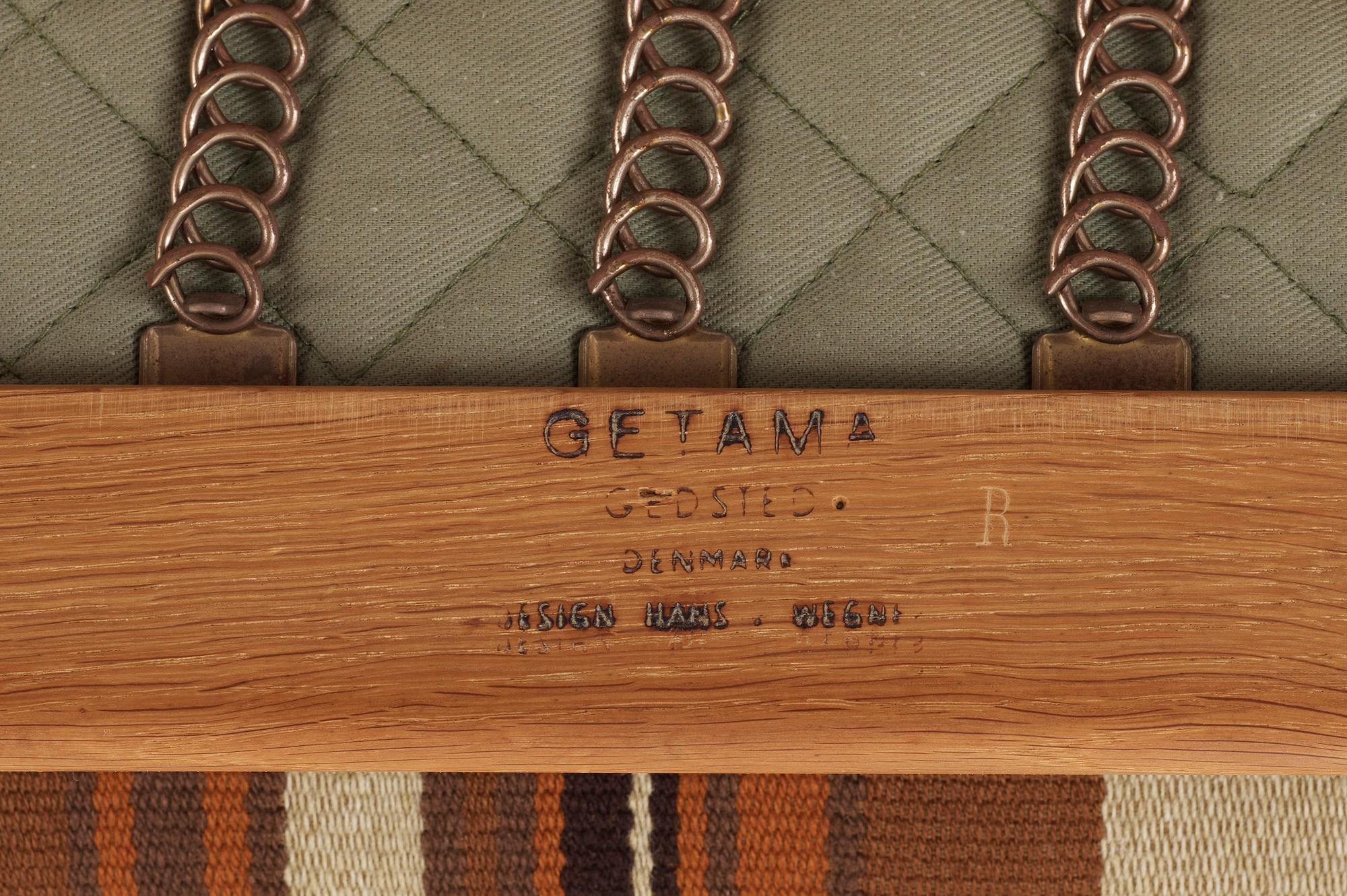 FÅTÖLJER, ett par, "Ge-240 / Cigarren", Hans J Wegner, Getama, Danmark, 1960-tal.
