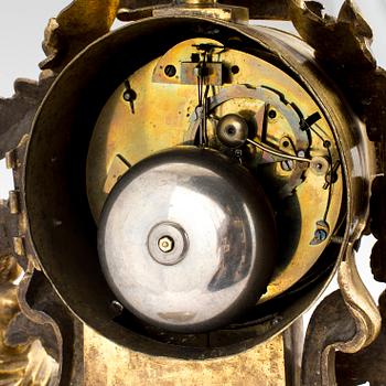 BORDSPENDYL, brons, Imbert Laine, Louis XVI, Frankrike, 1700-talets slut.