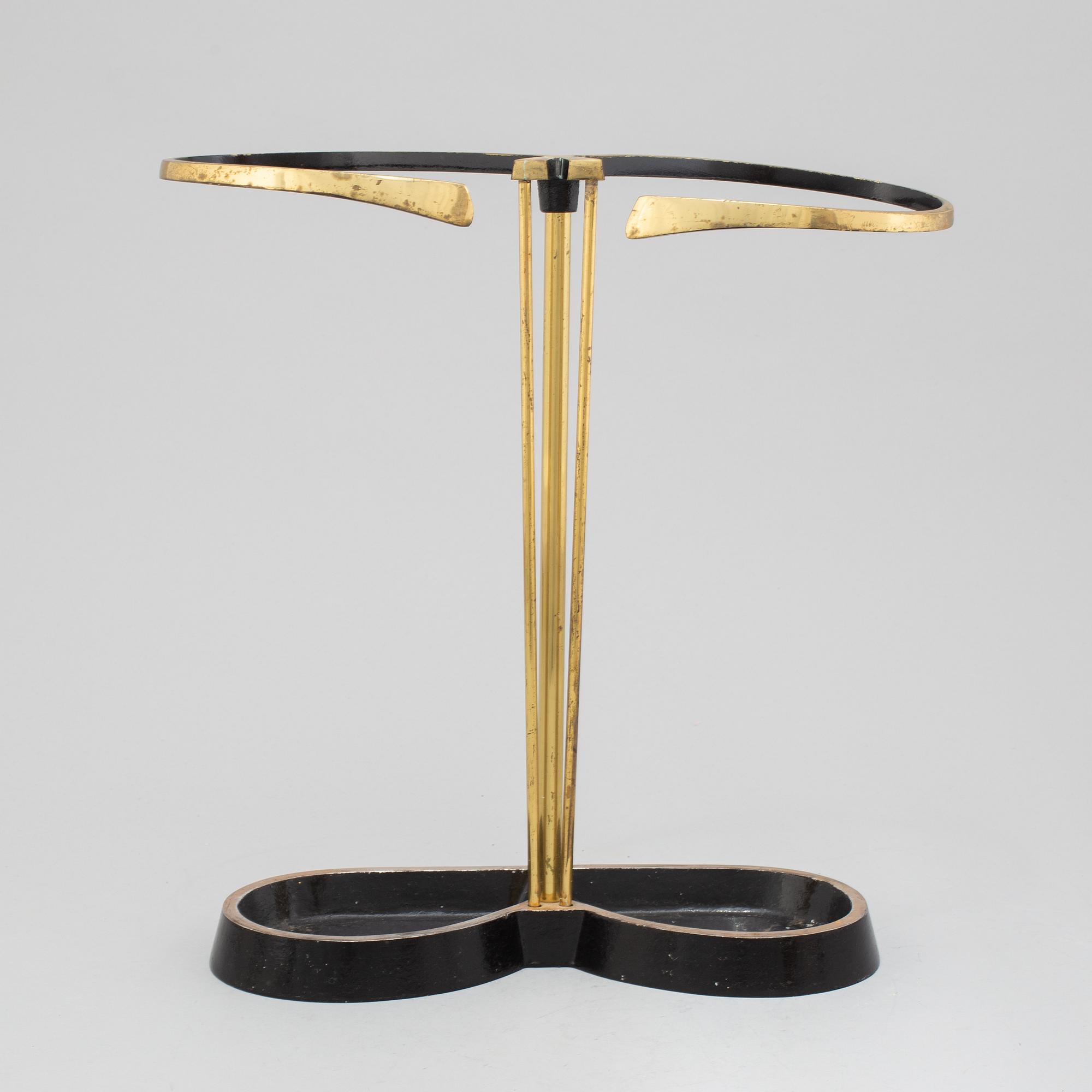 An Austrian metal umbrella stand, 1950's.