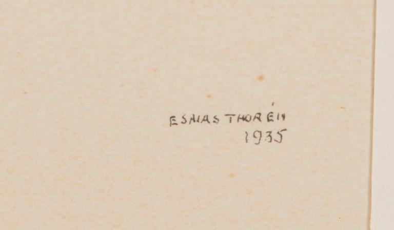 ESAIAS THORÉN, 3 kpl, litografeja, signeerattu ja päivätty E. Thorén 1935-38.