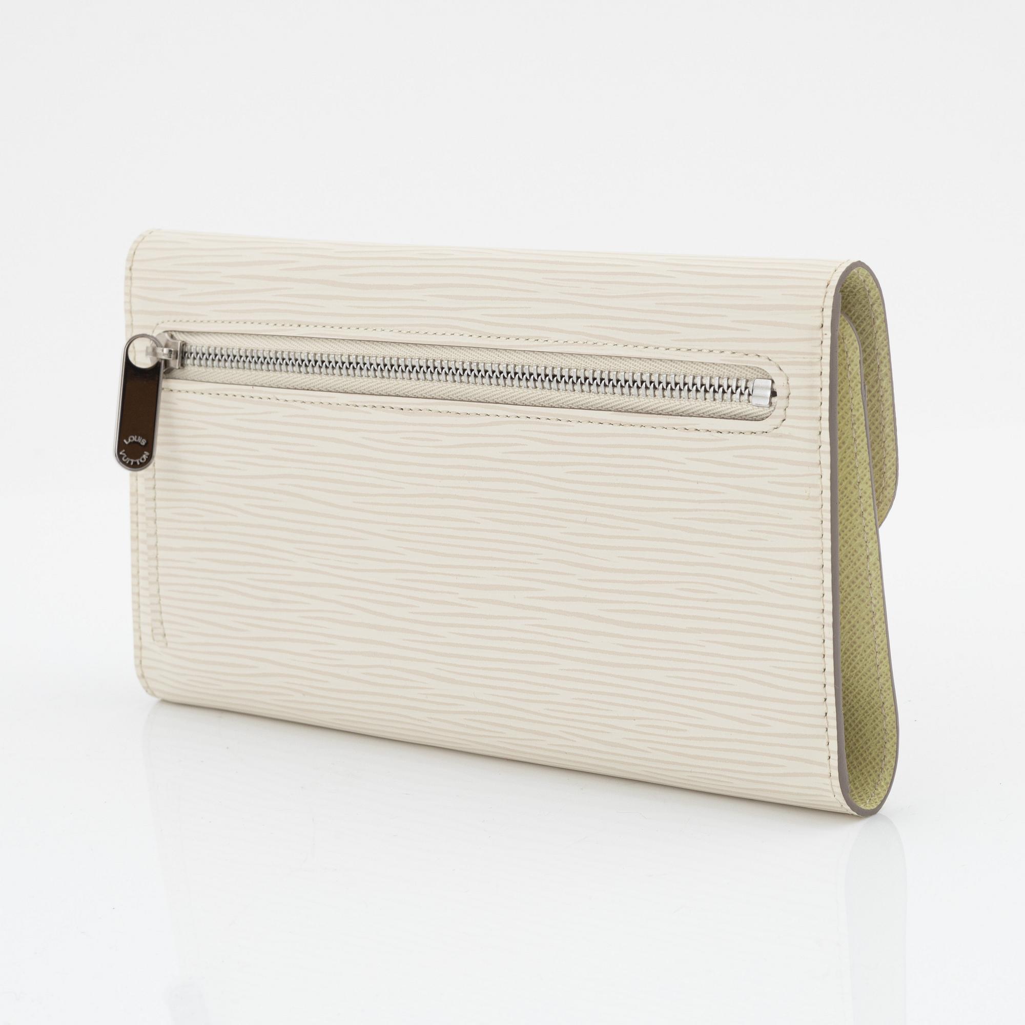 Louis Vuitton, a cream epi long wallet, 2007.