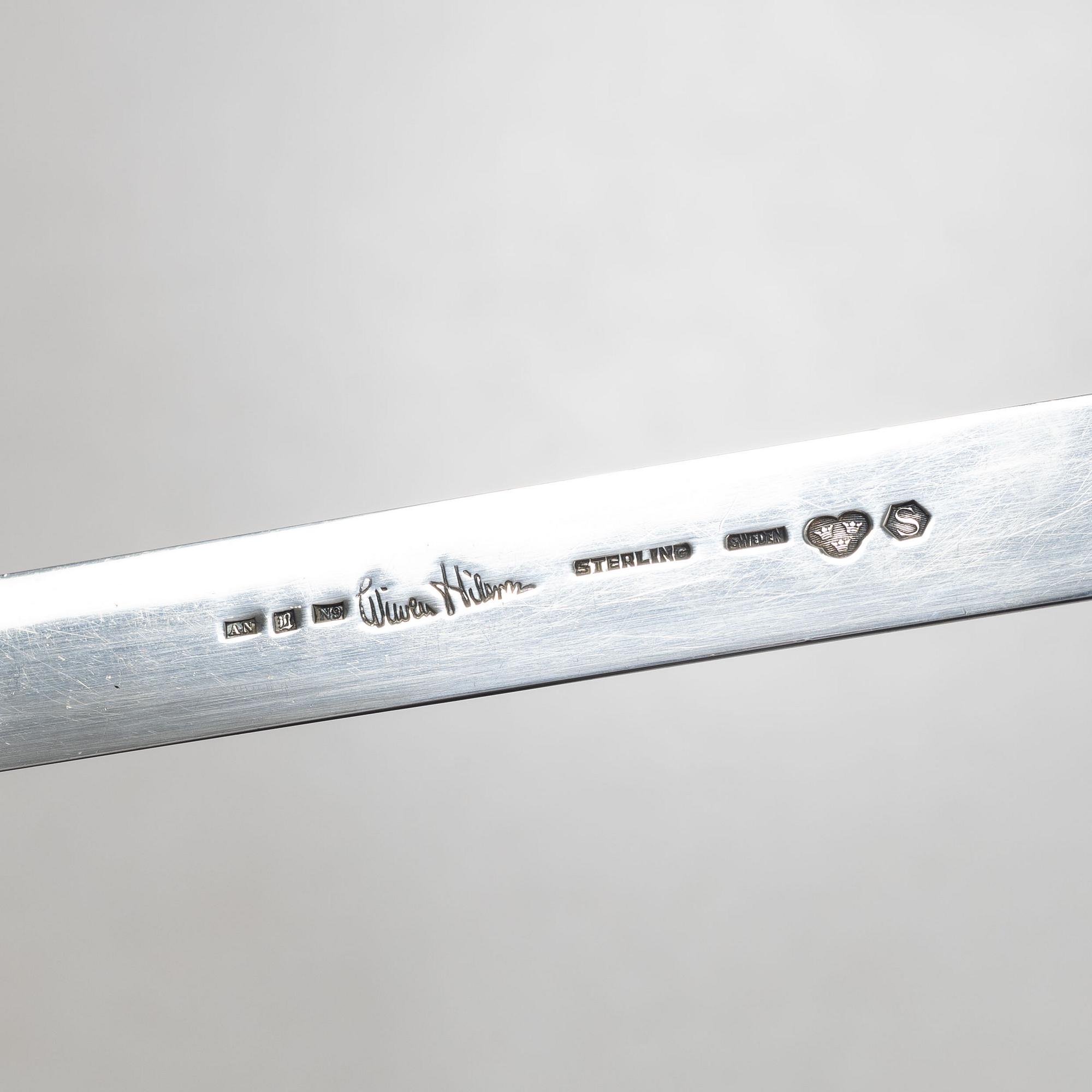 Wiwen Nilsson, Letter opener, sterling silver, Anders Nilsson, Lund 1963.