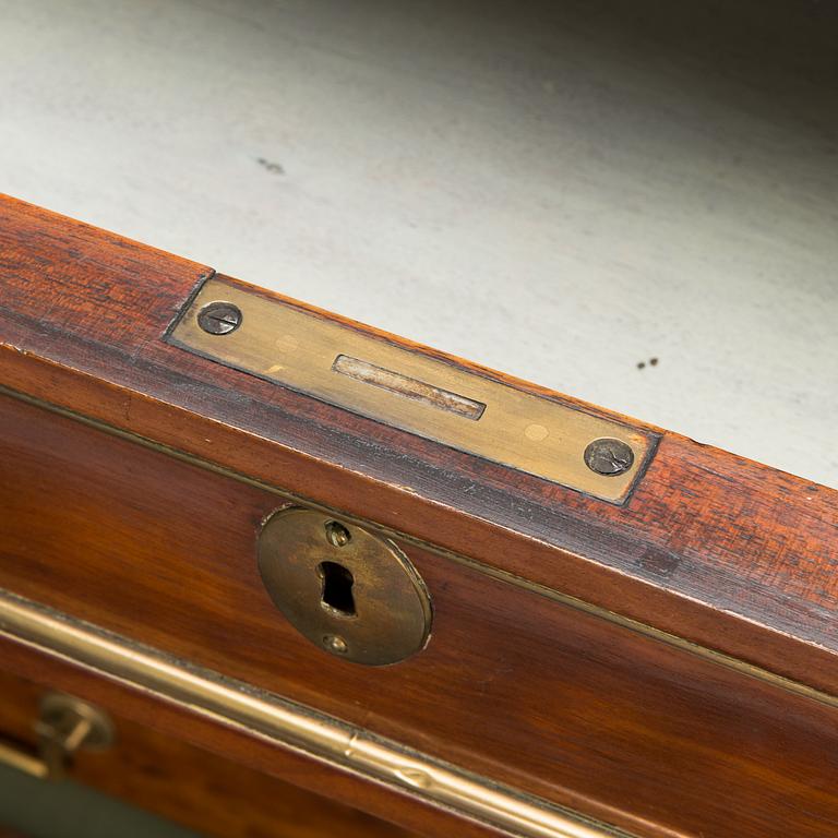 A Directory style mahogany bureau (France 1795-1799).