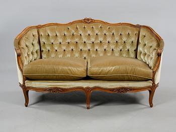 SOFFGRUPP, rokokostil, omkring 1900-talets mitt.