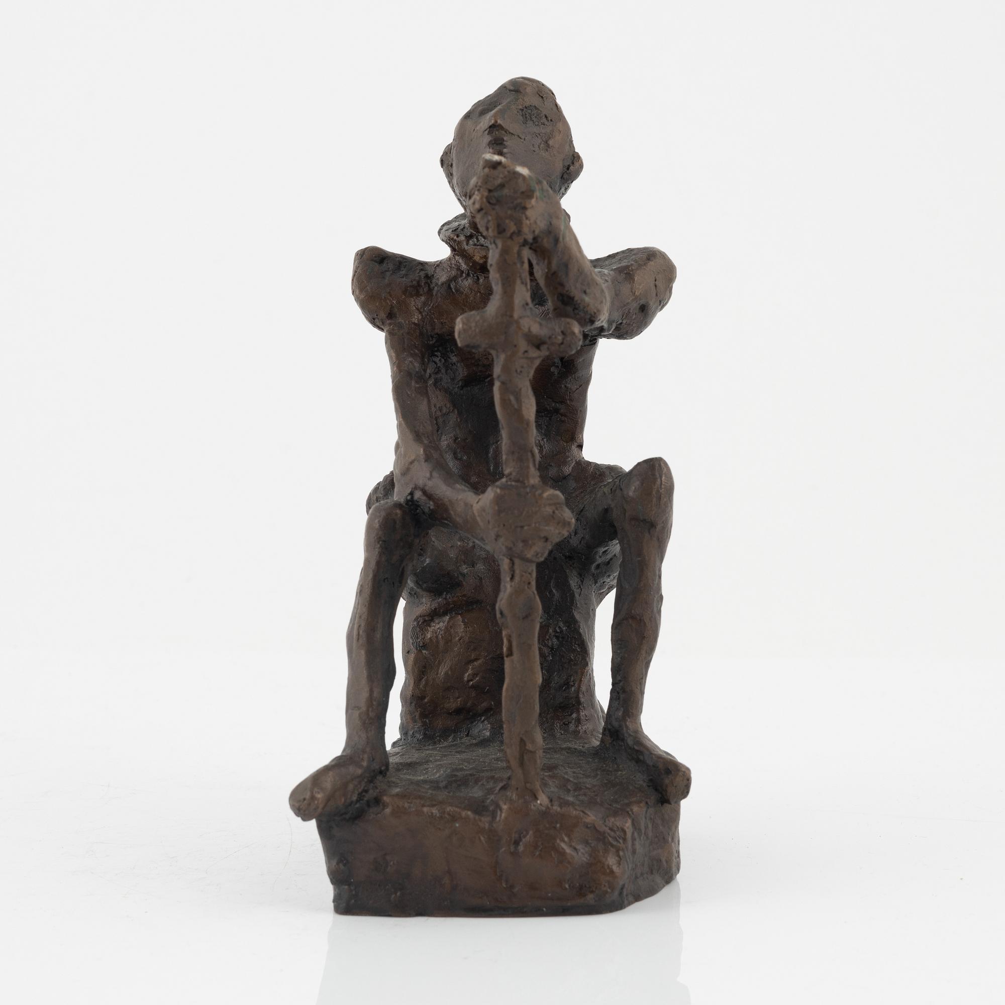 Bror Marklund, Sculpture, bronze, signed BM, height 18.5 cm.