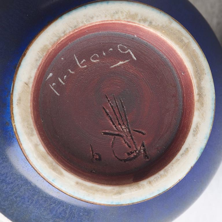 Berndt Friberg, a stoneware vase, Gustavsberg studio, Sweden 1960.