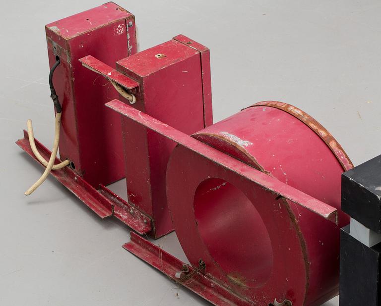 SKYLTBOKSTÄVER, 6 st, 1900-tal.