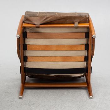 Ingemar Thillmark, armchairs, a pair, "Läckö", OPE Möbel. 1960s.