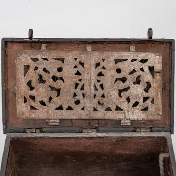 Baroque strongbox, 18th century.