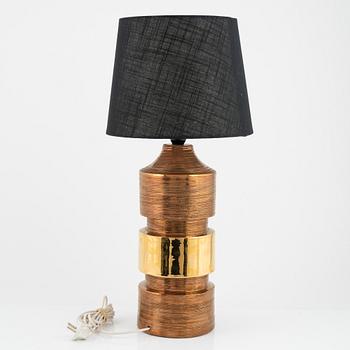 An earthenware table light, Bitossi, Italy.