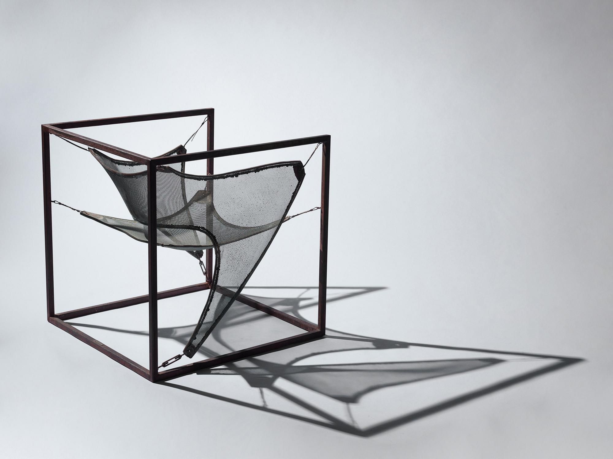 Sigurdur Gustafsson, fåtölj/skulptur, "Wind", ed. 17/33, Källemo, Värnamo efter 2003.