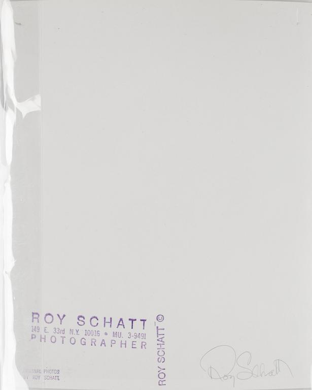 ROY SCHATT, fotografi, silver gelatine, stämpelsign baktill samt sign med blyerts.
