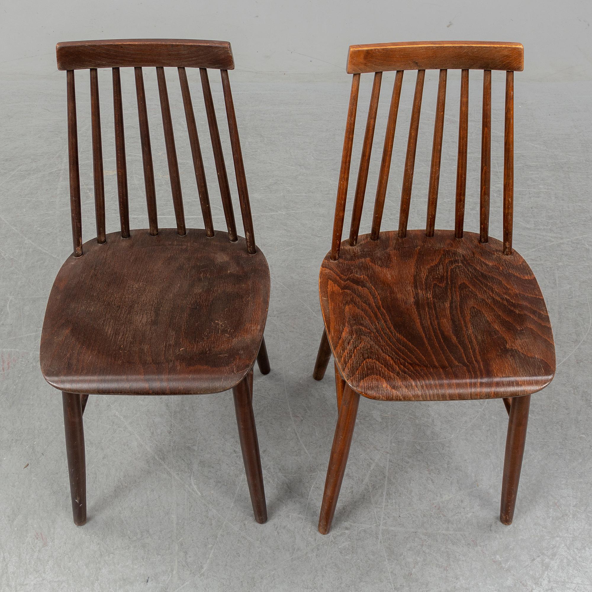 A set of 6 Preben chairs from IKEA. Bukowskis