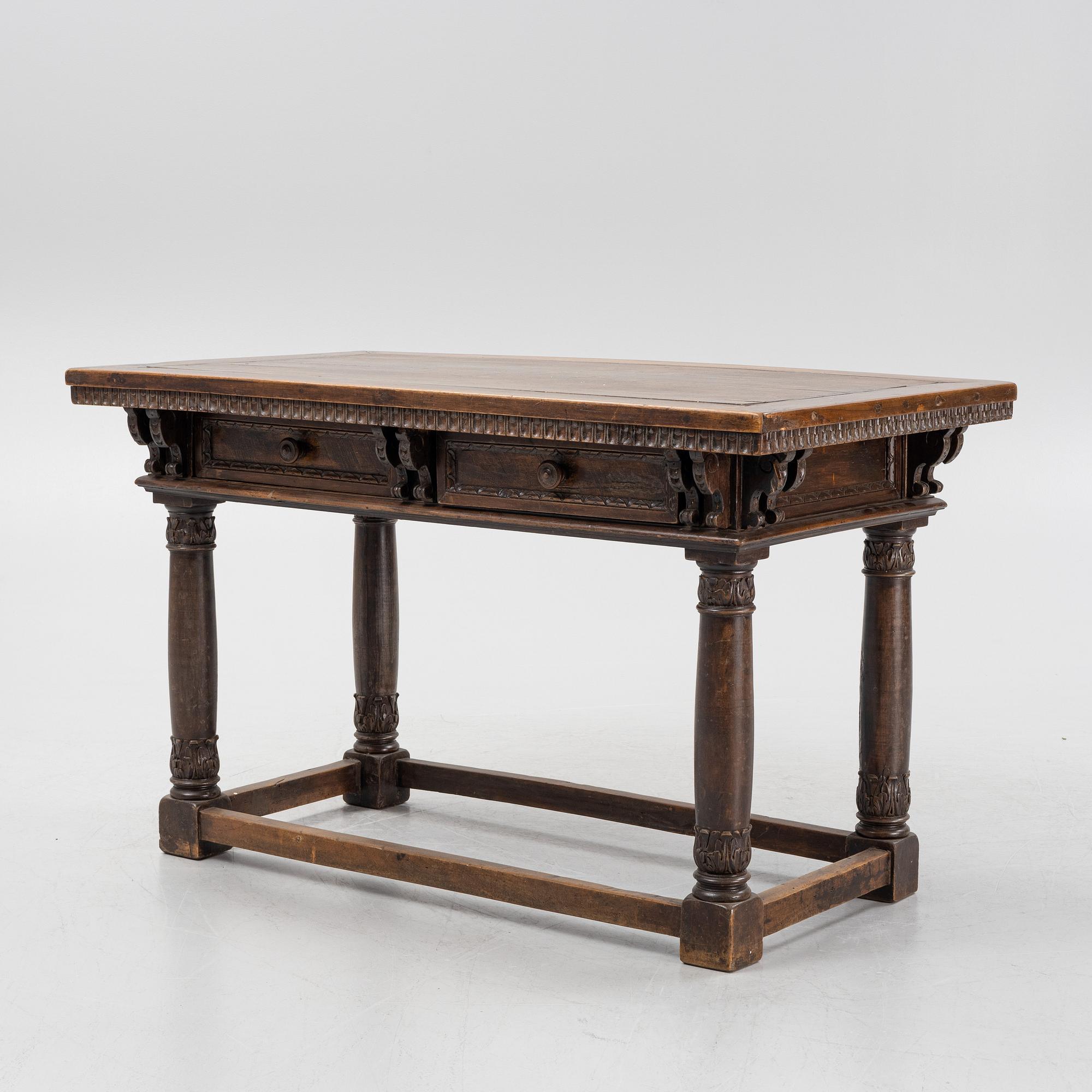 Bord, barockstil, tidigt 1900-tal.