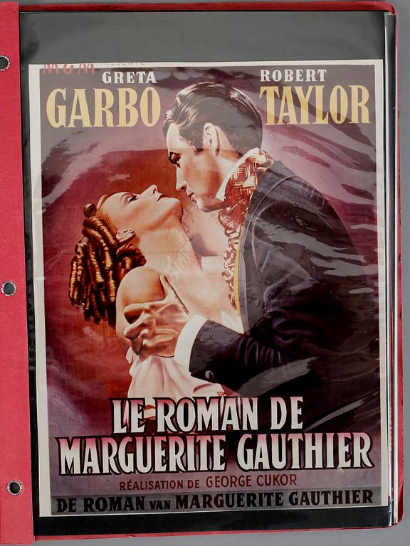 PARTI OMSLAGSBILDER, 5 mappar, 1940-60-tal.