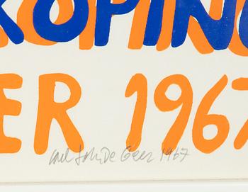 Carl Johan De Geer, "Marie Louise och Carl Johan De Geer - Konsthallen Lidköping 12 till 19 november 1967".