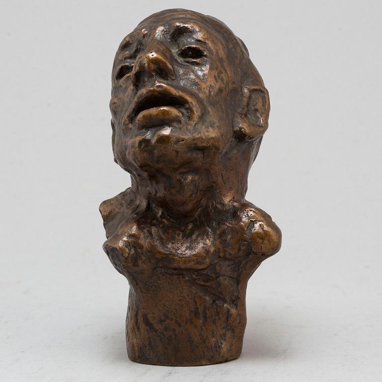 HELGE HÖGBOM, sculpture, bronze, brown patina, signed H.W.Högbom and with foundry mark AB Malmö butiksmontering.