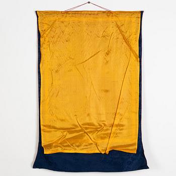 A Tibetan thangka, 20th century.