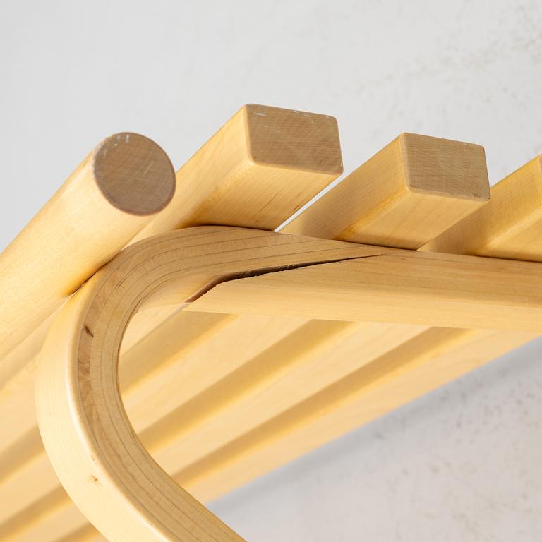 Alvar Aalto, Hat rack, model 109, Artek, Finland 21st century.