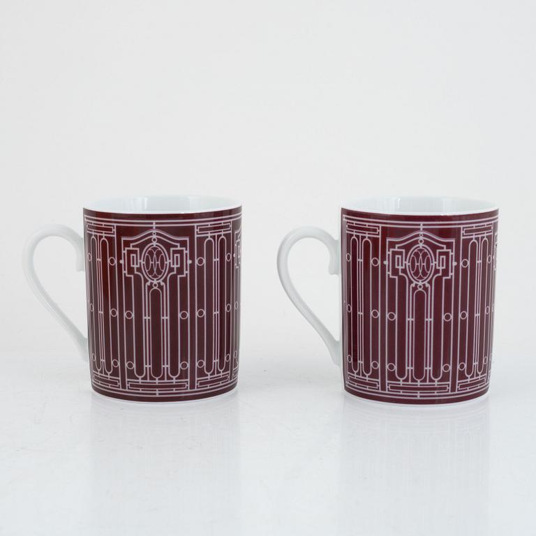 Hermès, muggar, ett par, "H Deco Mug".