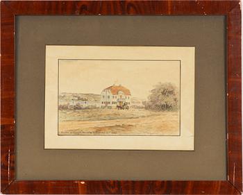 Svensk konstnär, 1800-tal, "Sirishof på Djurgården 1834".