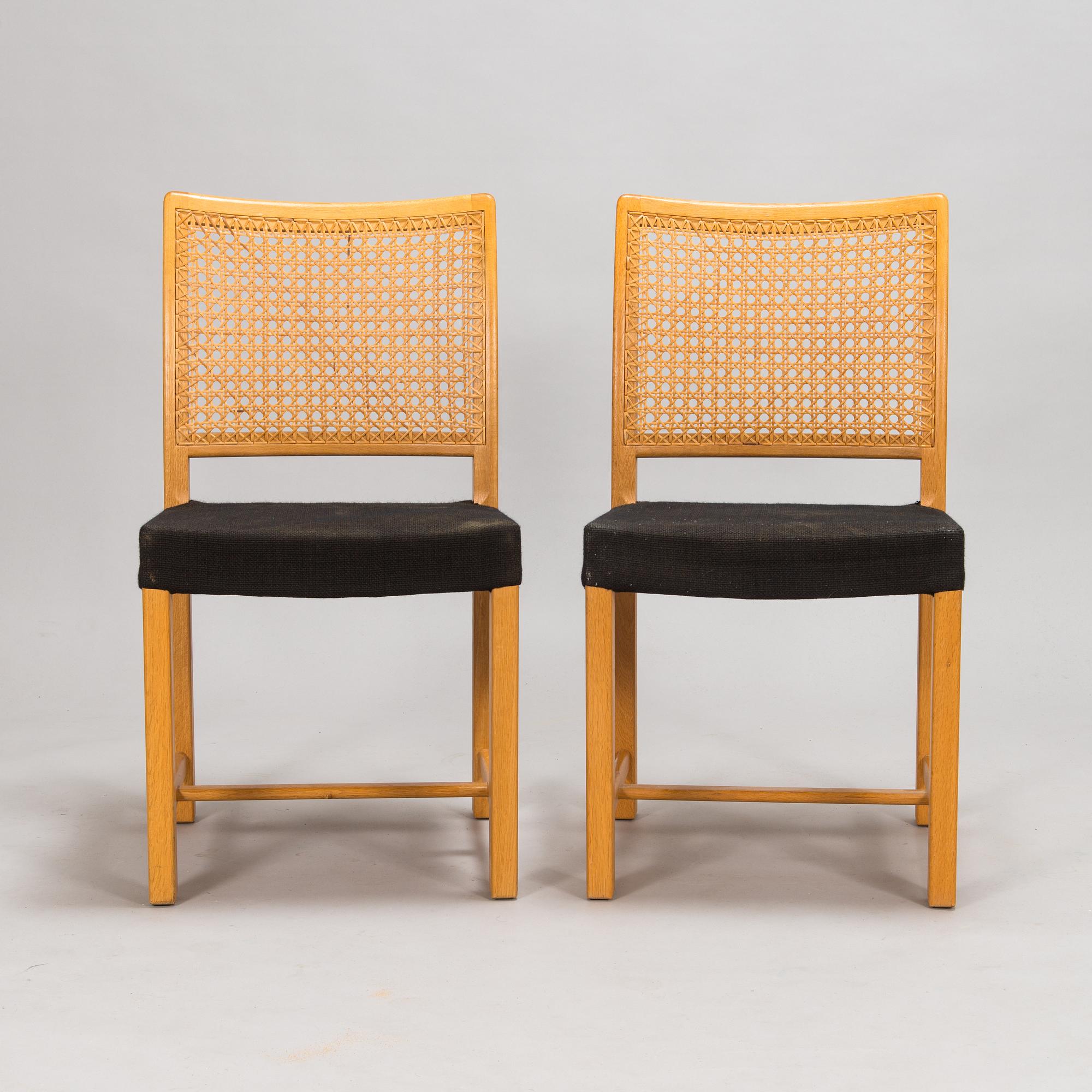 Carl Gustaf Hiort af Ornäs, , A 1950s 'Näyttely Senior' dining table and 6 chairs for HMN Huonekalu Mikko Nupponen.