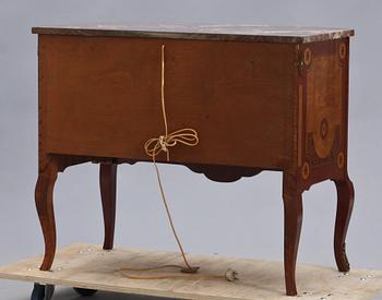 BARSKÅP/BYRÅ, gustaviansk stil, 1900-talets andra hälft.