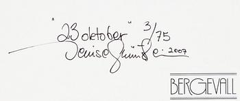 Denise Grünstein, "23 oktober", 2007.