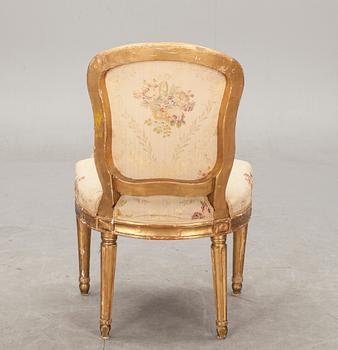 STOL. Gustaviansk, 1700-talets andra hälft.