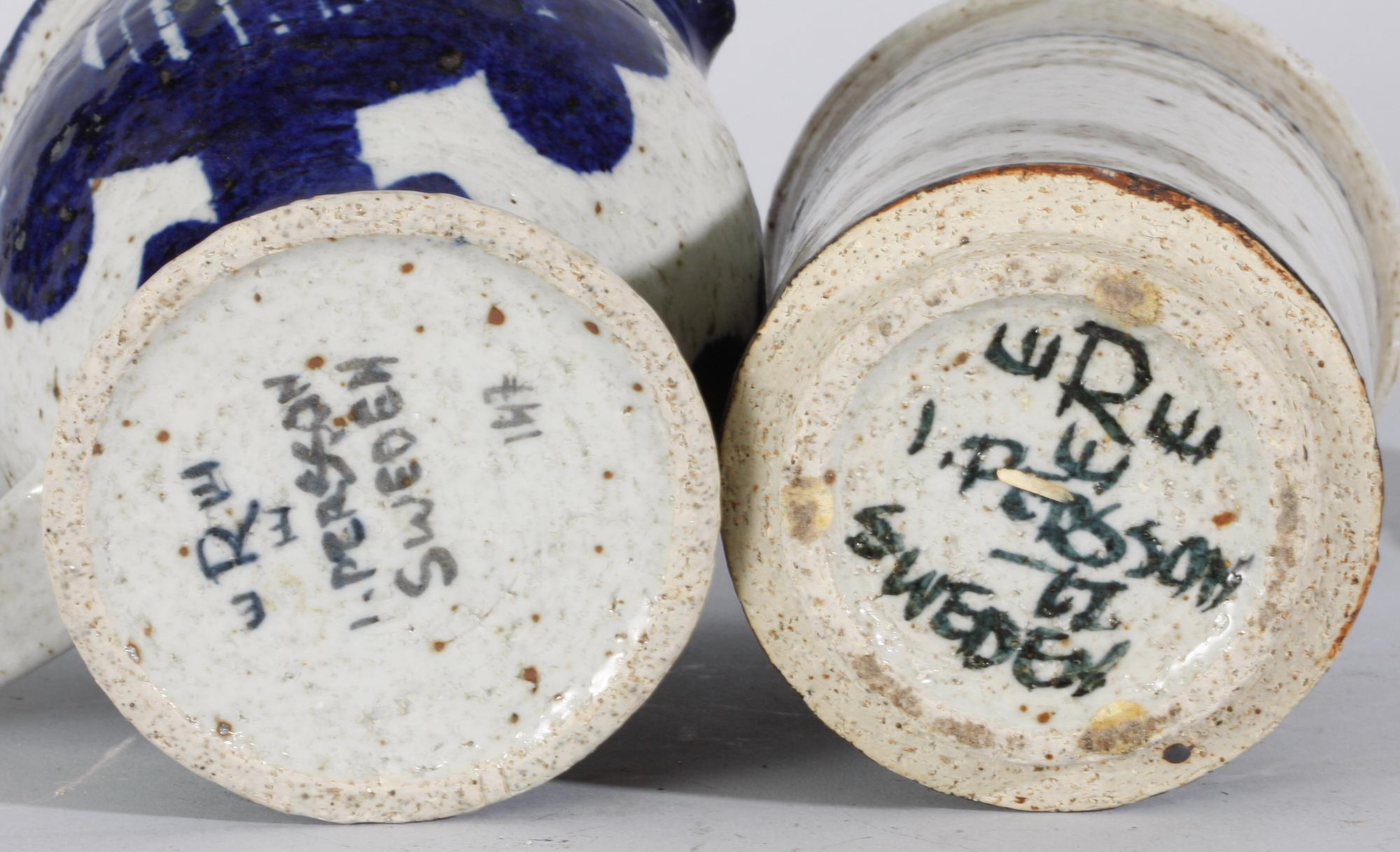 PARTI KERAMIK, 5 delar, Rörstrand.