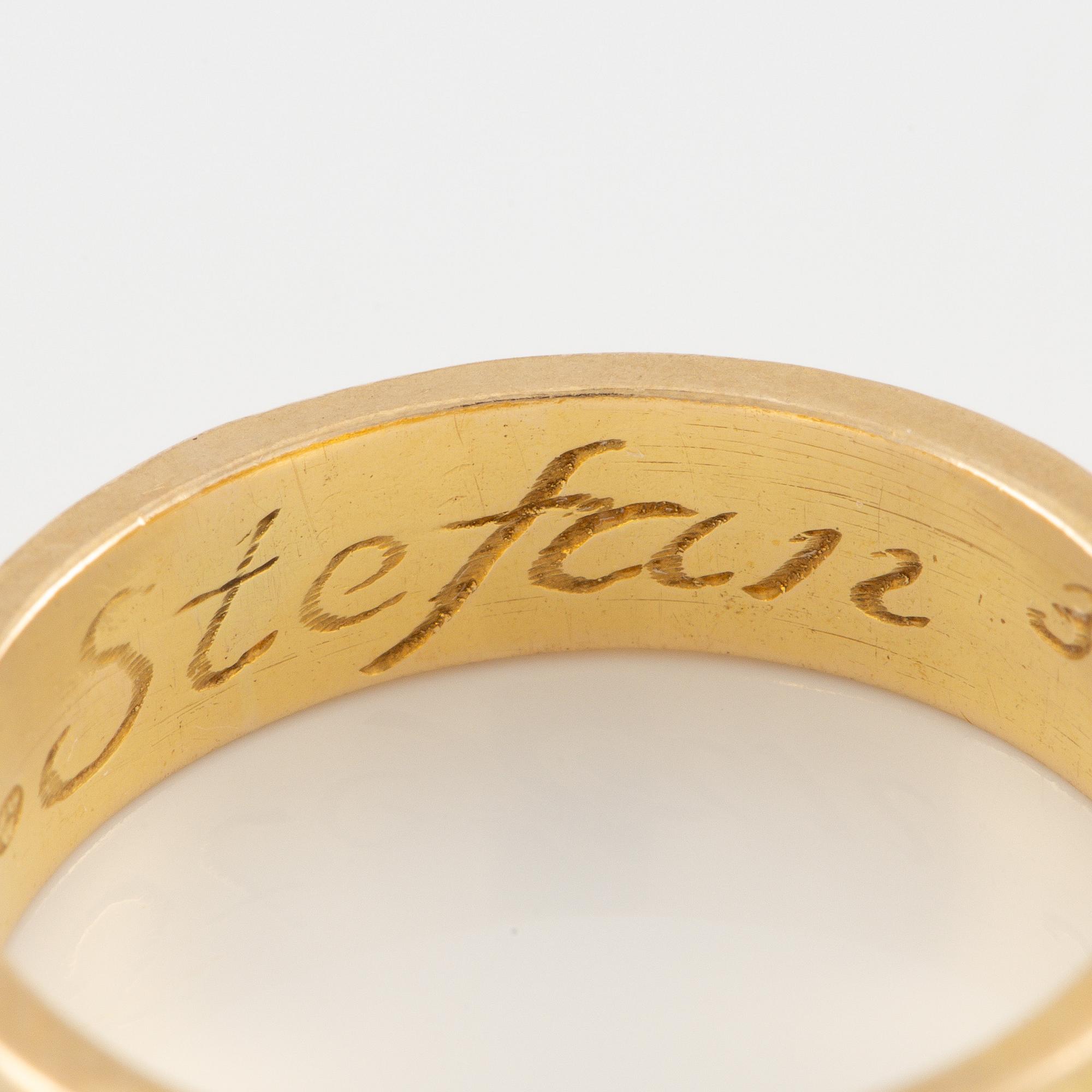 Björn Weckström, ring, 18K gold.