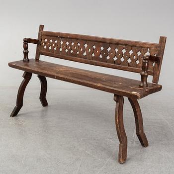 VÄNDBÄNK, allmoge, 1800-tal.