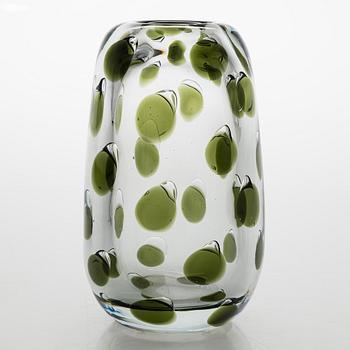 Saara Hopea, vase, “Panther”, signed S. Hopea Nuutajärvi Notsjö -55.